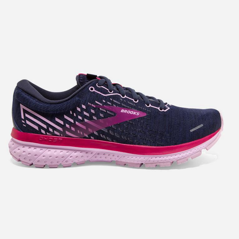 Brooks Ghost 13 Australia - Women's Road Running Shoes - Peacoat/Lilac/Raspberry (486137-XGM)